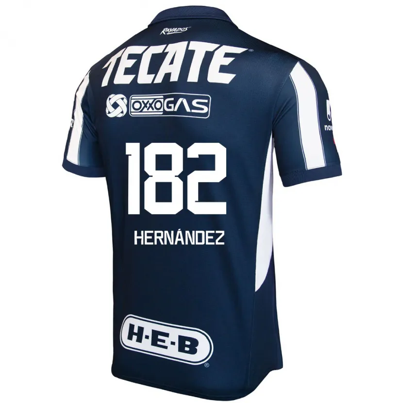 Danxen Mann Derek Hernández #182 Blå Rød Hvit Hjemmetrøye Drakt Trøye 2024/25 Skjorter T-Skjorte