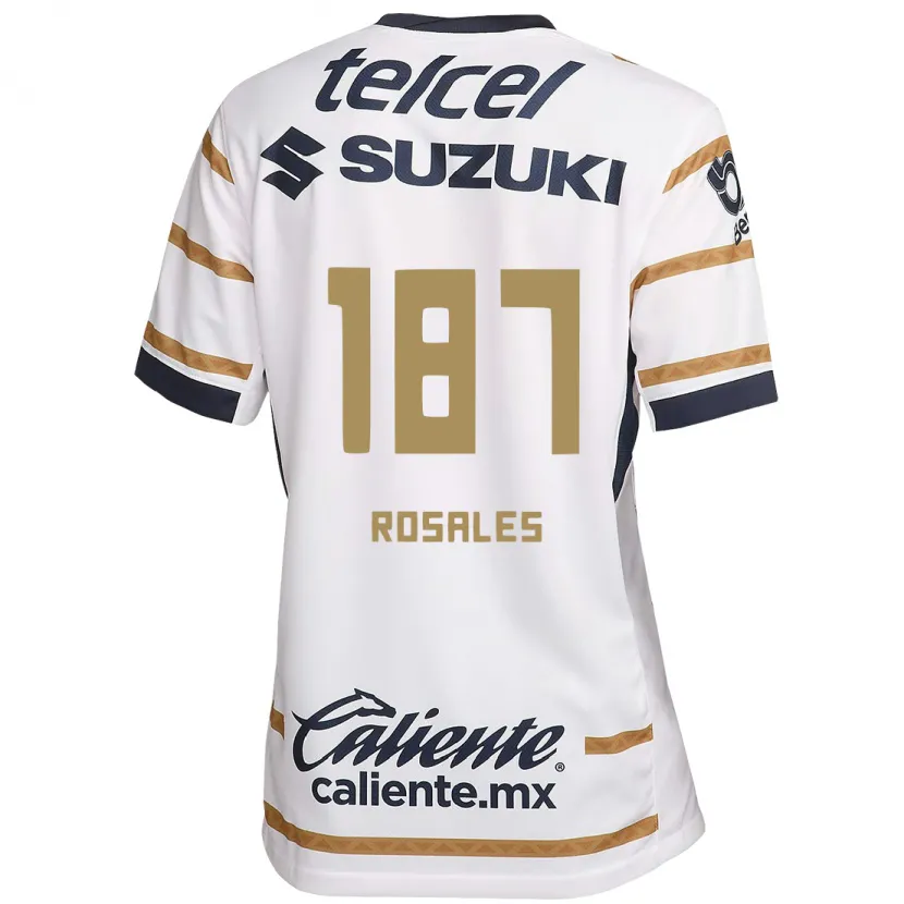 Danxen Mann Alonso Rosales #187 Hvit Obsidian Hjemmetrøye Drakt Trøye 2024/25 Skjorter T-Skjorte