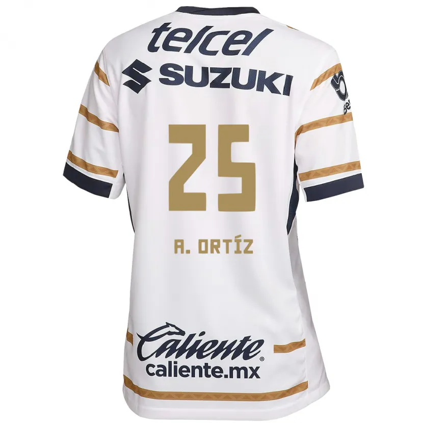 Danxen Mann Arturo Ortiz #25 Hvit Obsidian Hjemmetrøye Drakt Trøye 2024/25 Skjorter T-Skjorte
