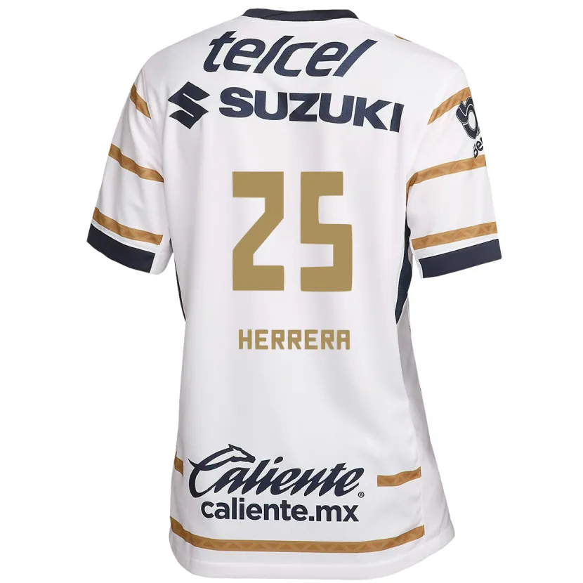Danxen Mann Laura Herrera #25 Hvit Obsidian Hjemmetrøye Drakt Trøye 2024/25 Skjorter T-Skjorte
