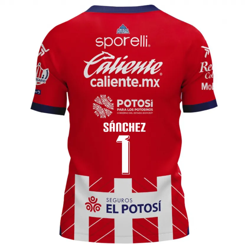 Danxen Mann Andrés Sánchez #1 Rød Hvit Hjemmetrøye Drakt Trøye 2024/25 Skjorter T-Skjorte