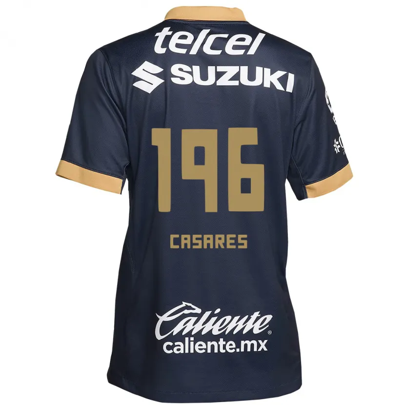 Danxen Mann Mateo Casares #196 Obsidian Gull Hvit Bortetrøye Drakt Trøye 2024/25 Skjorter T-Skjorte