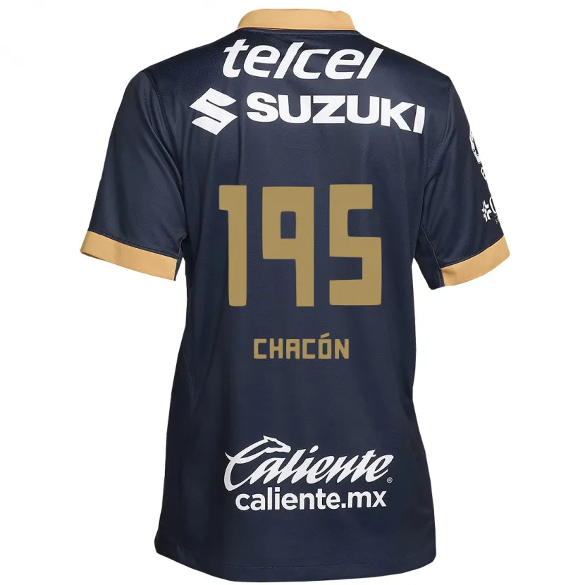 Danxen Mann Eduardo Chacón #195 Obsidian Gull Hvit Bortetrøye Drakt Trøye 2024/25 Skjorter T-Skjorte