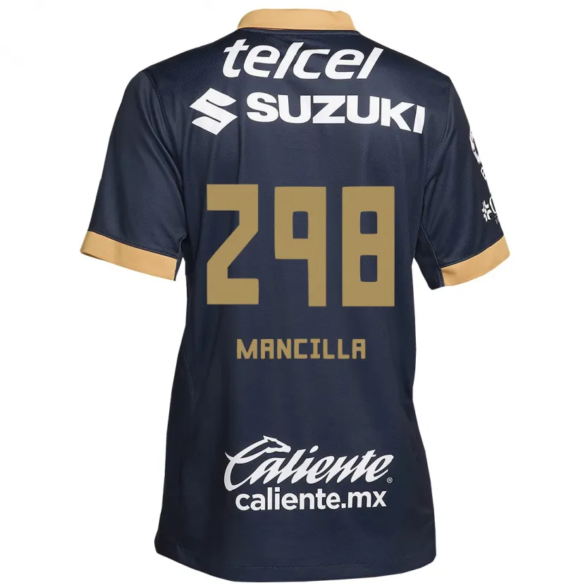 Danxen Mann José Mancilla #298 Obsidian Gull Hvit Bortetrøye Drakt Trøye 2024/25 Skjorter T-Skjorte