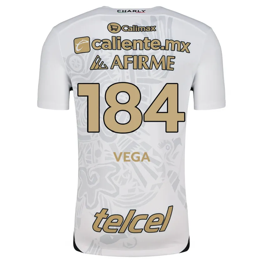 Danxen Mann Daniel Vega #184 Hvit Svart Bortetrøye Drakt Trøye 2024/25 Skjorter T-Skjorte