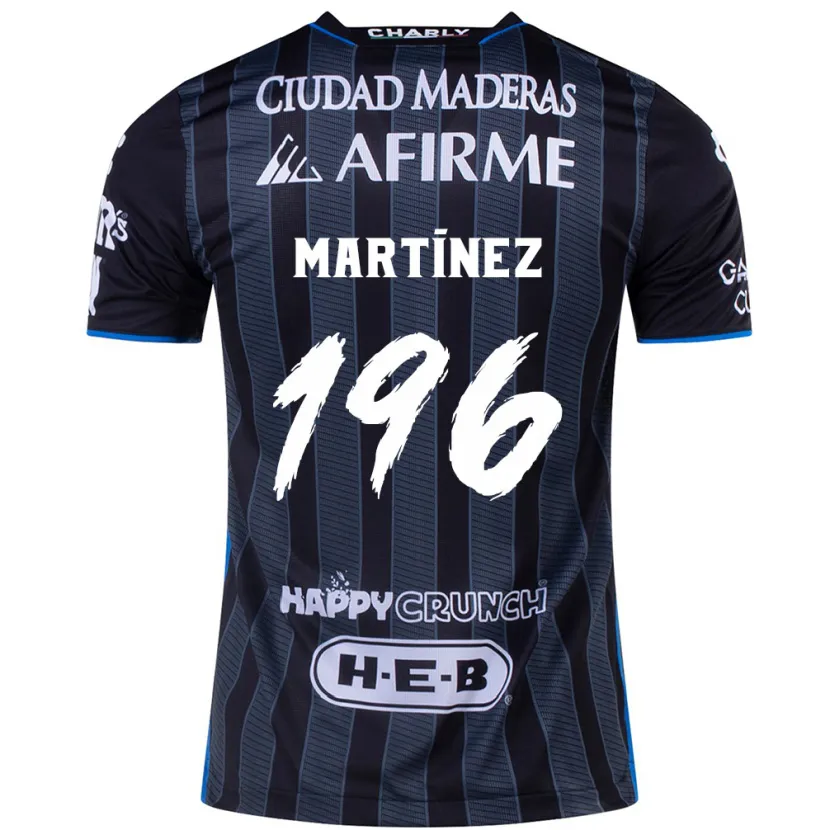 Danxen Mann Diego Martínez #196 Hvit Svart Bortetrøye Drakt Trøye 2024/25 Skjorter T-Skjorte