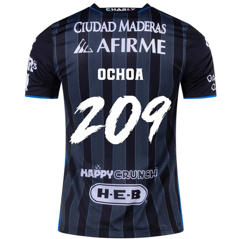 Danxen Mann José Ochoa #209 Hvit Svart Bortetrøye Drakt Trøye 2024/25 Skjorter T-Skjorte