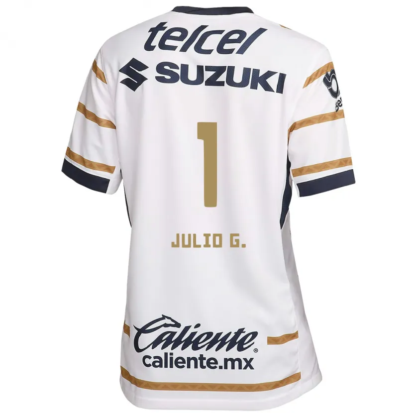 Danxen Dame Julio González #1 Hvit Obsidian Hjemmetrøye Drakt Trøye 2024/25 Skjorter T-Skjorte