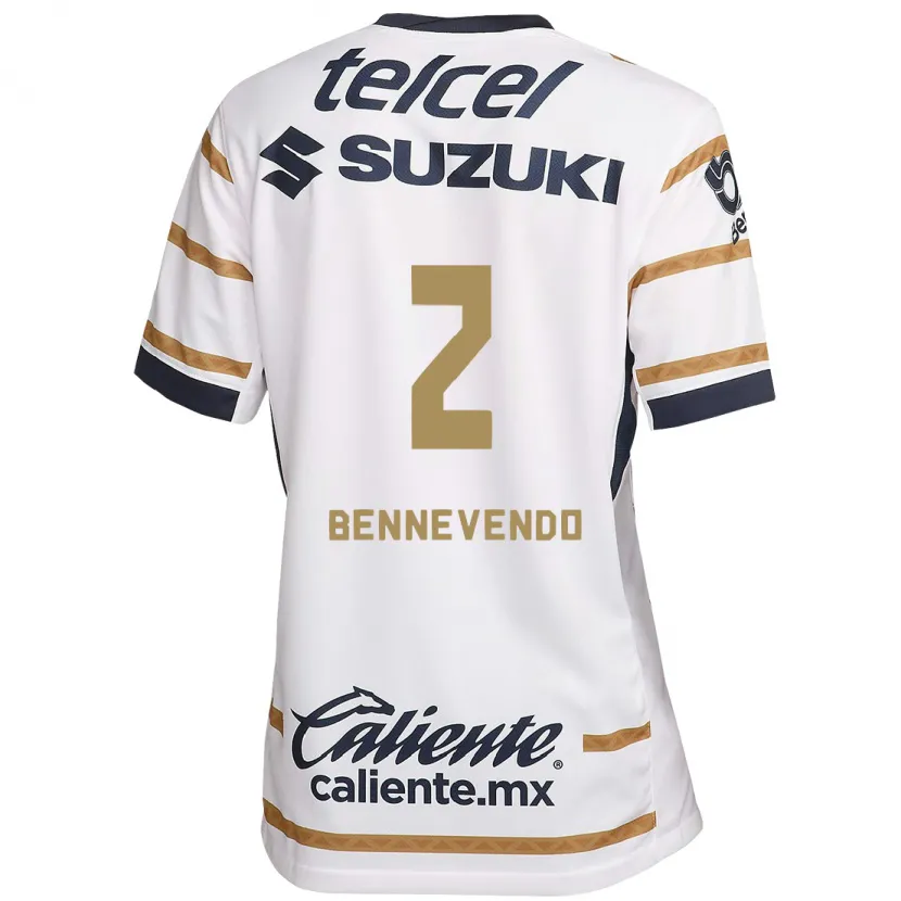 Danxen Dame Pablo Bennevendo #2 Hvit Obsidian Hjemmetrøye Drakt Trøye 2024/25 Skjorter T-Skjorte