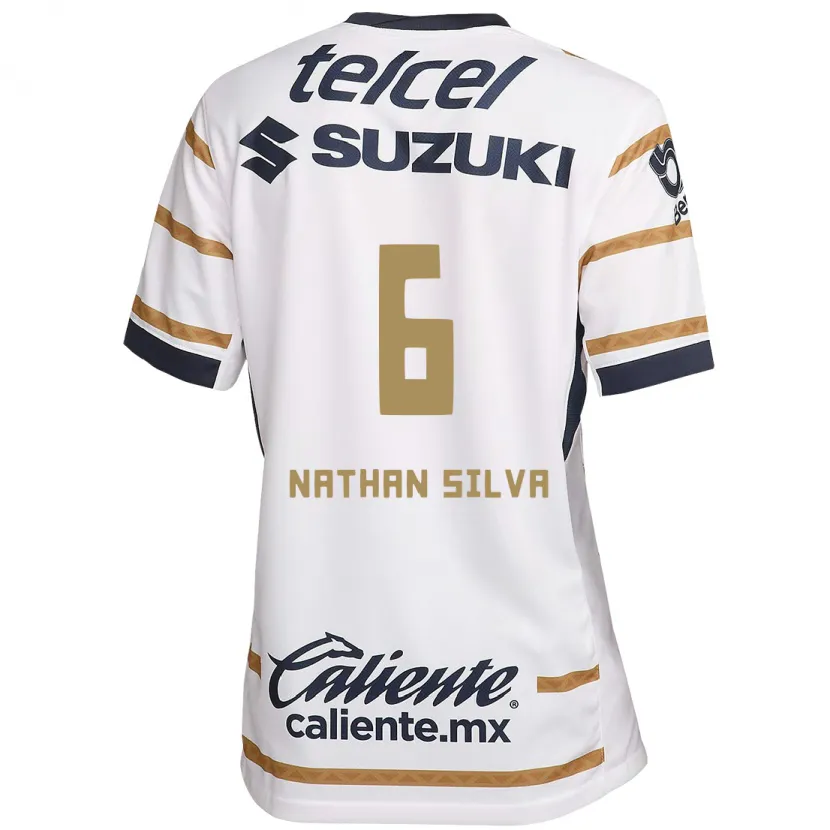 Danxen Dame Nathan Silva #6 Hvit Obsidian Hjemmetrøye Drakt Trøye 2024/25 Skjorter T-Skjorte