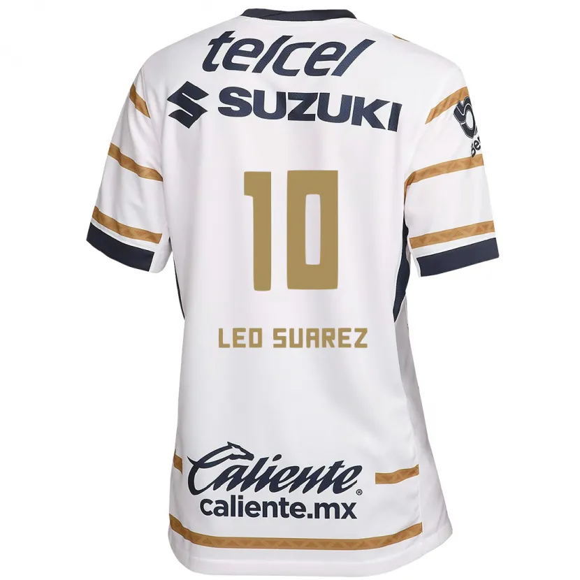 Danxen Dame Leo Suárez #10 Hvit Obsidian Hjemmetrøye Drakt Trøye 2024/25 Skjorter T-Skjorte