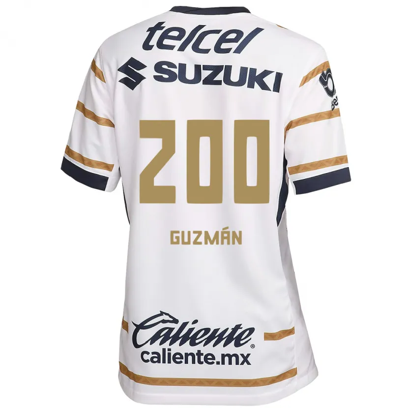 Danxen Dame Alan Guzmán #200 Hvit Obsidian Hjemmetrøye Drakt Trøye 2024/25 Skjorter T-Skjorte
