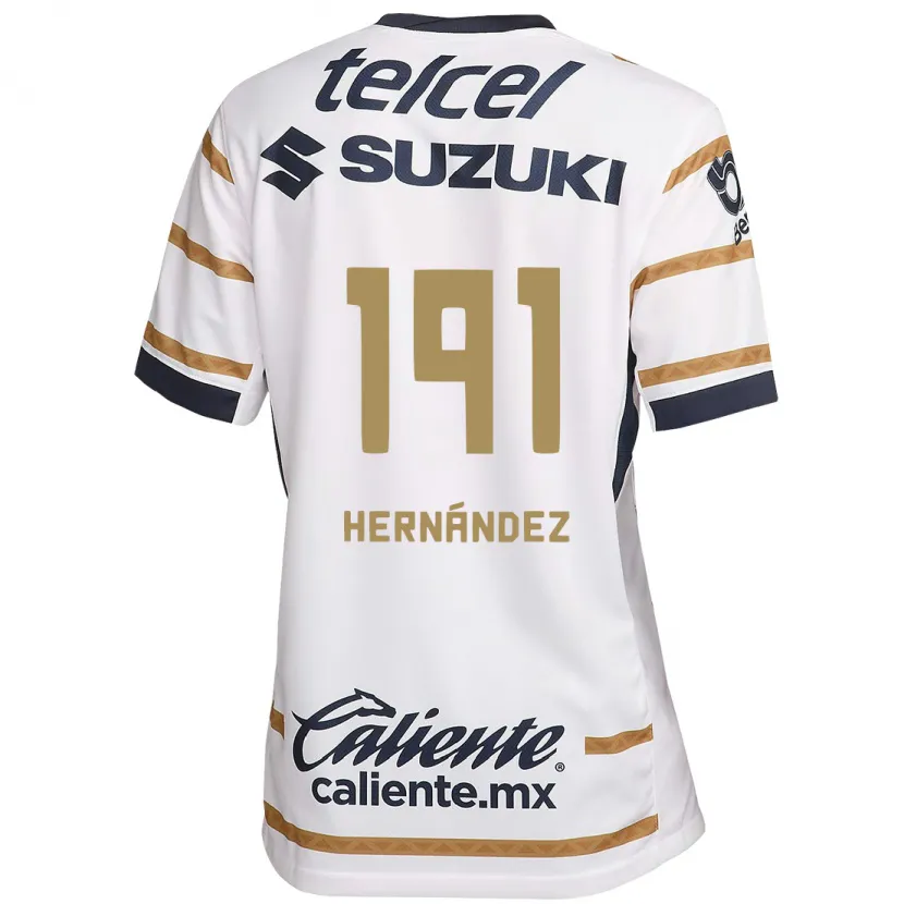 Danxen Dame Marco Hernández #191 Hvit Obsidian Hjemmetrøye Drakt Trøye 2024/25 Skjorter T-Skjorte