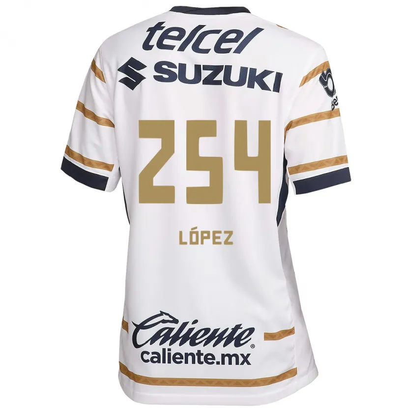 Danxen Dame Santiago López #254 Hvit Obsidian Hjemmetrøye Drakt Trøye 2024/25 Skjorter T-Skjorte