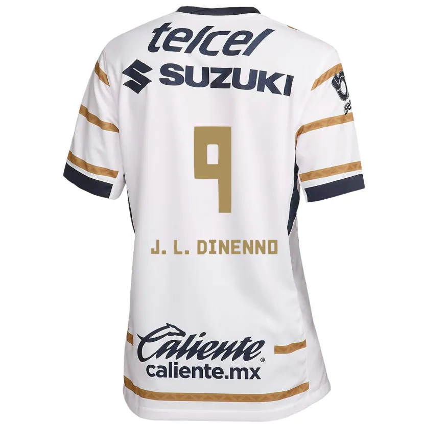 Danxen Dame Juan Dinenno #9 Hvit Obsidian Hjemmetrøye Drakt Trøye 2024/25 Skjorter T-Skjorte