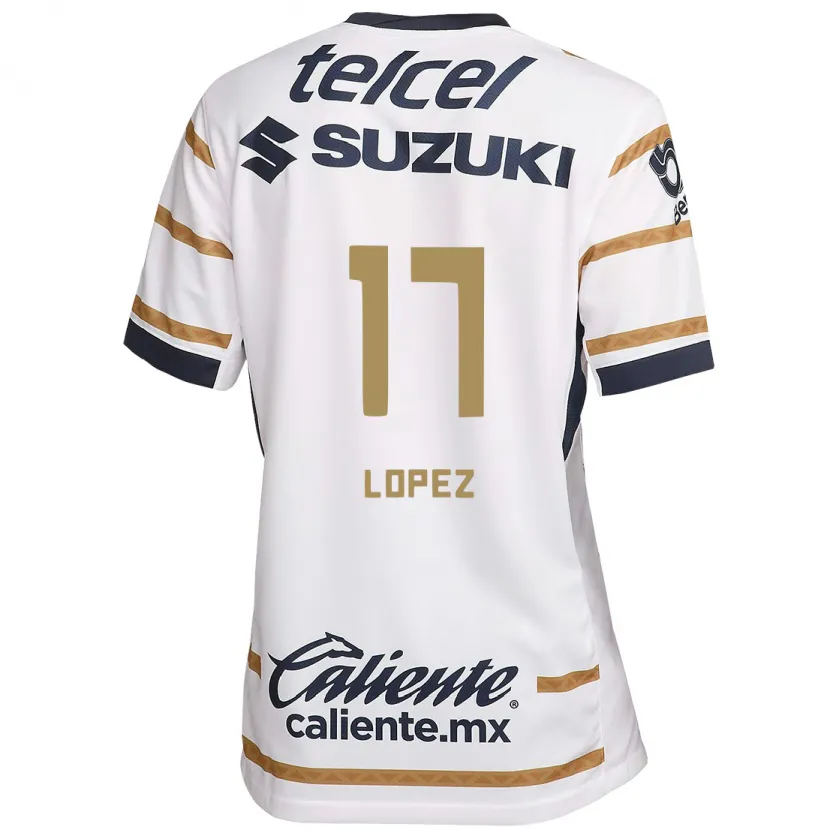 Danxen Dame Leonel Lopez #17 Hvit Obsidian Hjemmetrøye Drakt Trøye 2024/25 Skjorter T-Skjorte