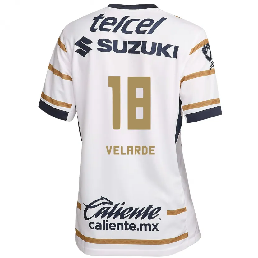 Danxen Dame Efrain Velarde #18 Hvit Obsidian Hjemmetrøye Drakt Trøye 2024/25 Skjorter T-Skjorte