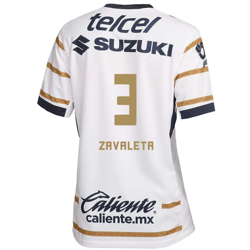 Danxen Dame Rebeca Zavaleta #3 Hvit Obsidian Hjemmetrøye Drakt Trøye 2024/25 Skjorter T-Skjorte