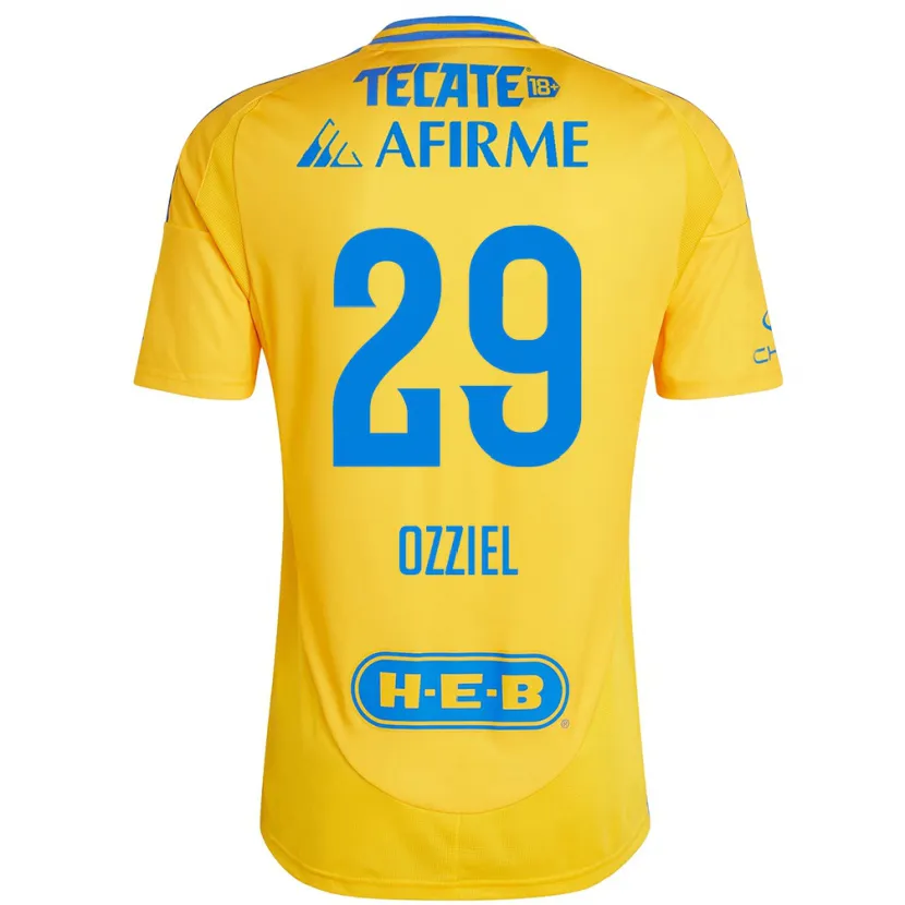 Danxen Dame Ozziel Herrera #29 Gull Gul Hjemmetrøye Drakt Trøye 2024/25 Skjorter T-Skjorte
