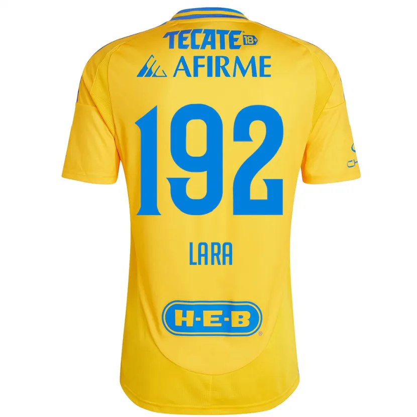 Danxen Dame Miguel Lara #192 Gull Gul Hjemmetrøye Drakt Trøye 2024/25 Skjorter T-Skjorte