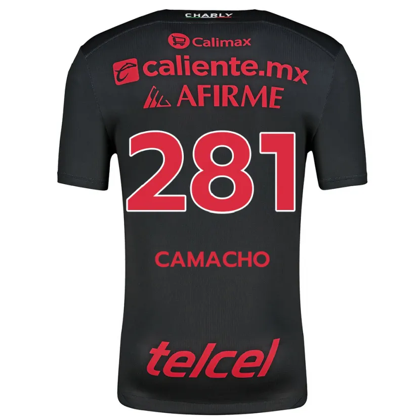 Danxen Dame Javier Camacho #281 Svart Rød Hjemmetrøye Drakt Trøye 2024/25 Skjorter T-Skjorte