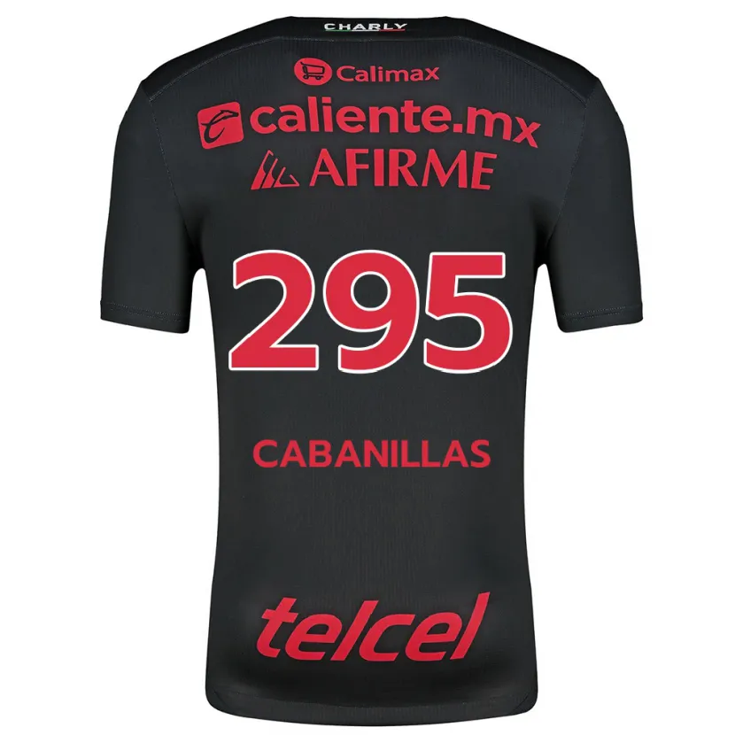 Danxen Dame Osvaldo Cabanillas #295 Svart Rød Hjemmetrøye Drakt Trøye 2024/25 Skjorter T-Skjorte