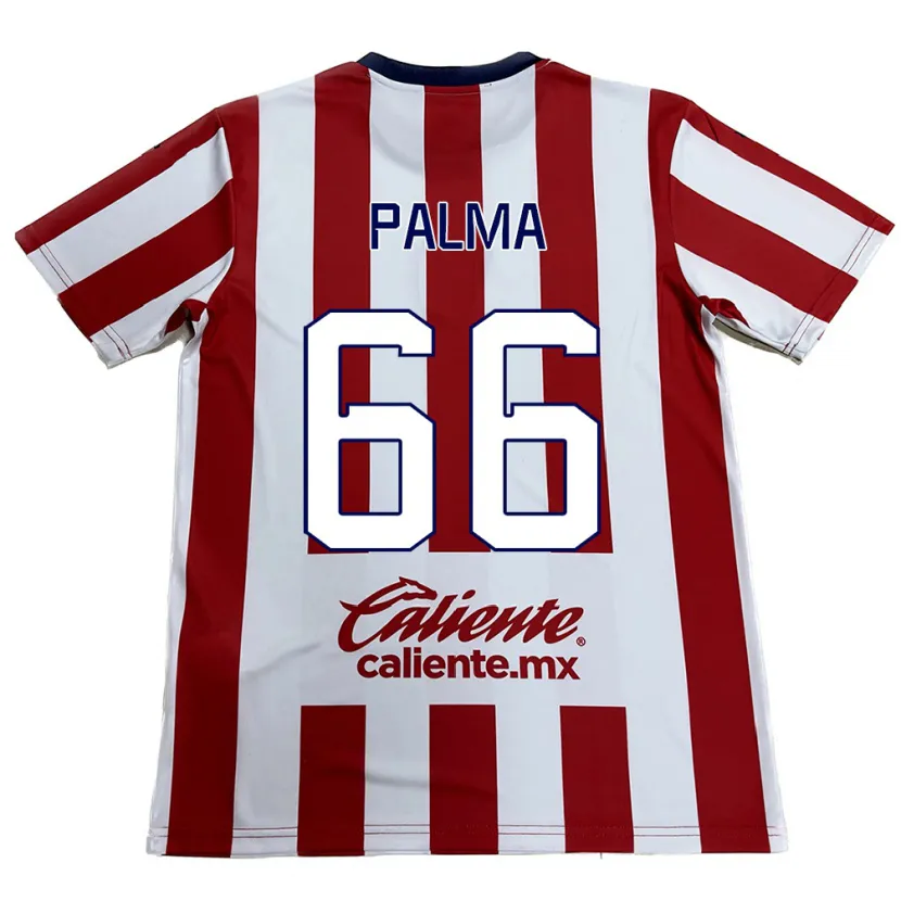 Danxen Dame Arturo Palma #66 Rød Hvit Hjemmetrøye Drakt Trøye 2024/25 Skjorter T-Skjorte