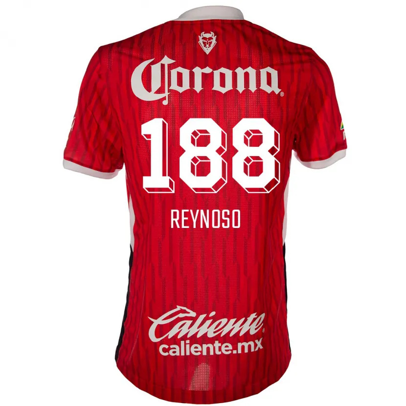 Danxen Dame Daniel Reynoso #188 Rød Hvit Hjemmetrøye Drakt Trøye 2024/25 Skjorter T-Skjorte