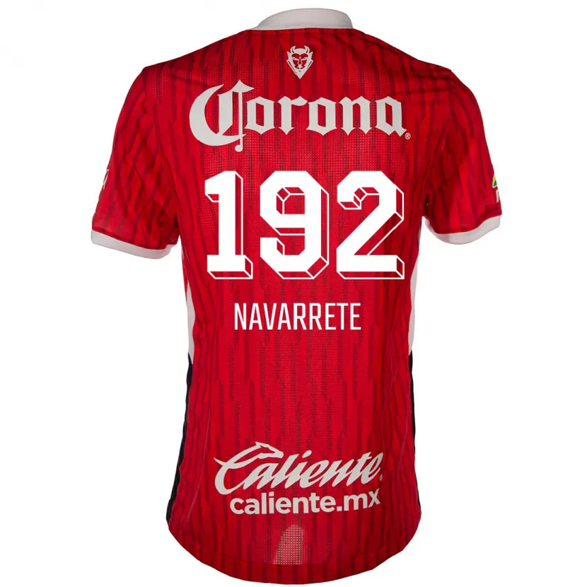 Danxen Dame Luis Navarrete #192 Rød Hvit Hjemmetrøye Drakt Trøye 2024/25 Skjorter T-Skjorte