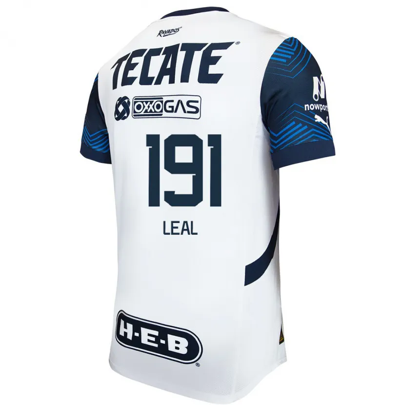 Danxen Dame Jesús Leal #191 Hvit Blå Bortetrøye Drakt Trøye 2024/25 Skjorter T-Skjorte