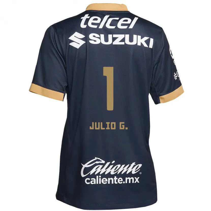 Danxen Dame Julio González #1 Obsidian Gull Hvit Bortetrøye Drakt Trøye 2024/25 Skjorter T-Skjorte
