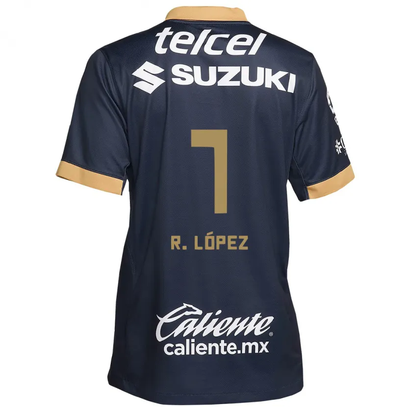 Danxen Dame Rodrigo López #7 Obsidian Gull Hvit Bortetrøye Drakt Trøye 2024/25 Skjorter T-Skjorte