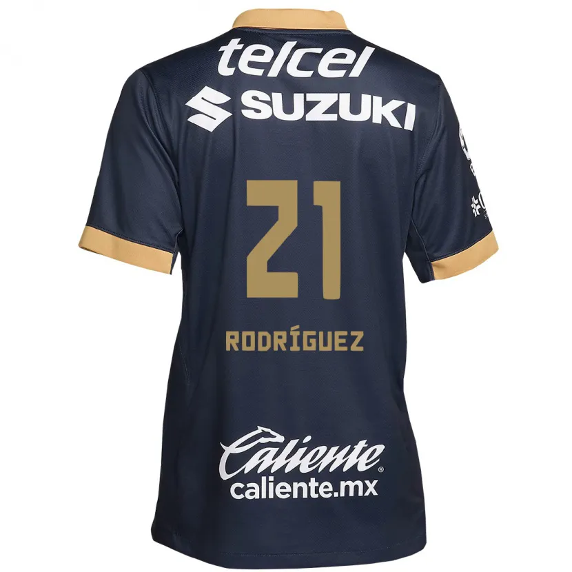 Danxen Dame Michell Rodríguez #21 Obsidian Gull Hvit Bortetrøye Drakt Trøye 2024/25 Skjorter T-Skjorte