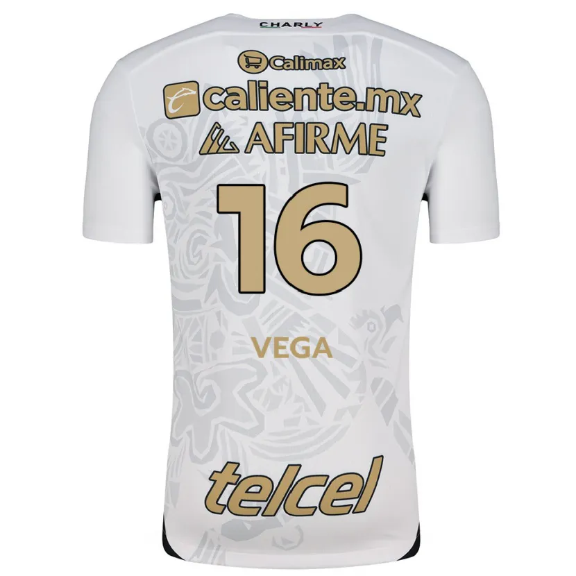 Danxen Dame Alan Vega #16 Hvit Svart Bortetrøye Drakt Trøye 2024/25 Skjorter T-Skjorte