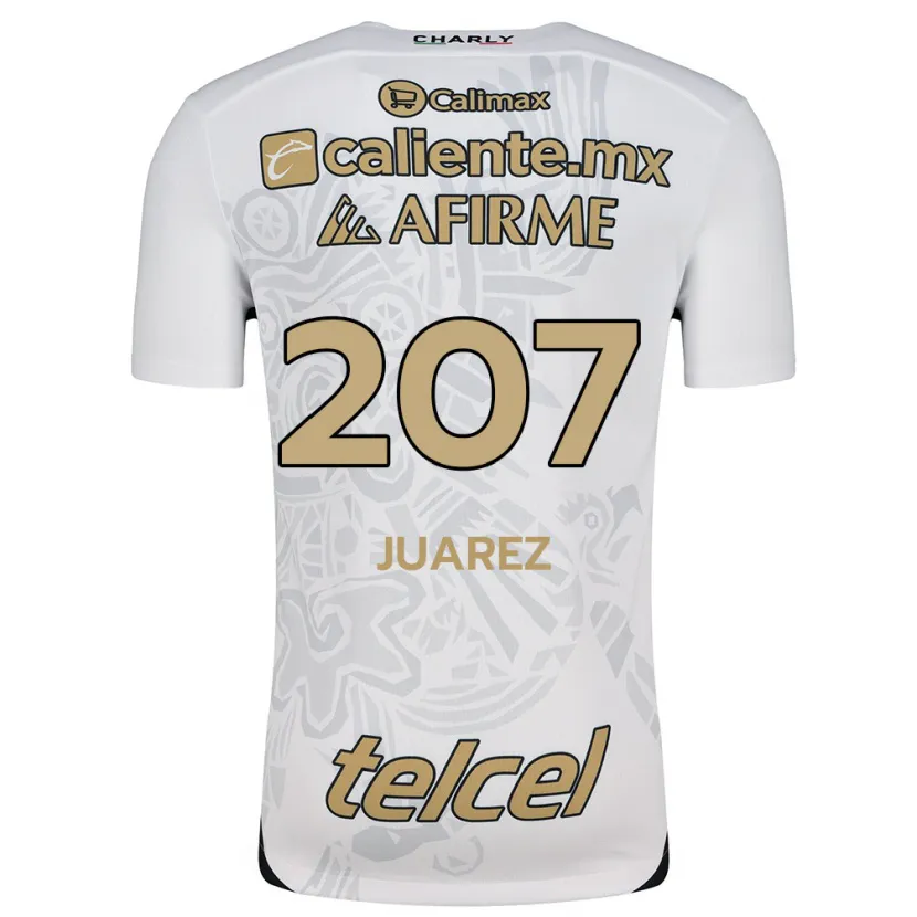 Danxen Dame José Juárez #207 Hvit Svart Bortetrøye Drakt Trøye 2024/25 Skjorter T-Skjorte