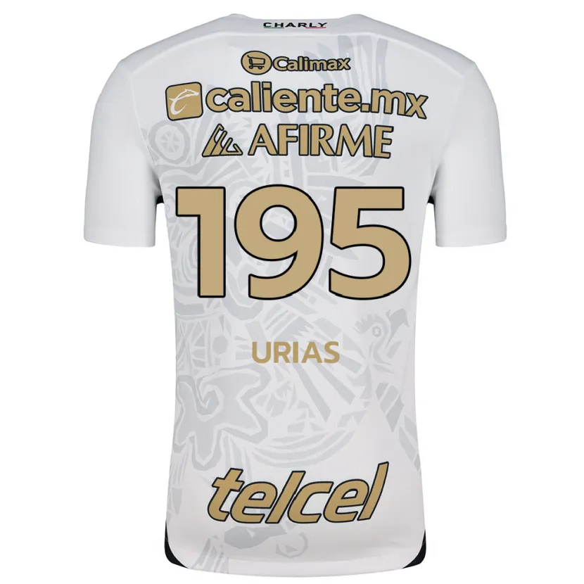 Danxen Dame Héctor Urías #195 Hvit Svart Bortetrøye Drakt Trøye 2024/25 Skjorter T-Skjorte