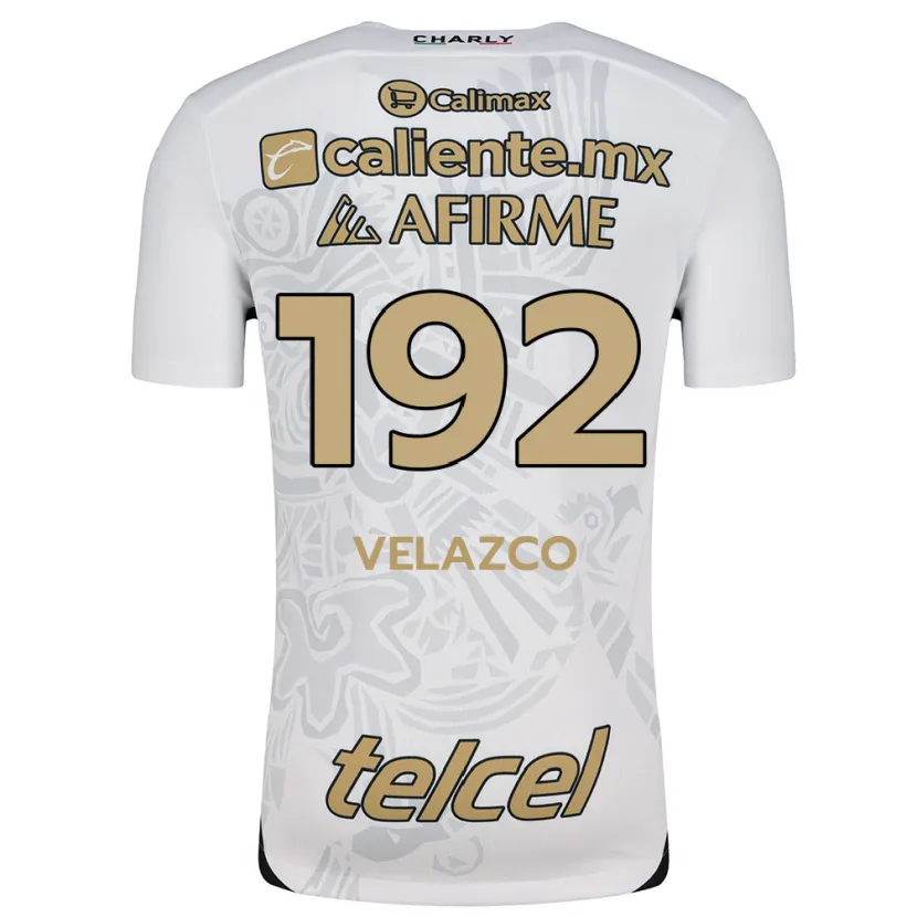 Danxen Dame Emiliano Velazco #192 Hvit Svart Bortetrøye Drakt Trøye 2024/25 Skjorter T-Skjorte