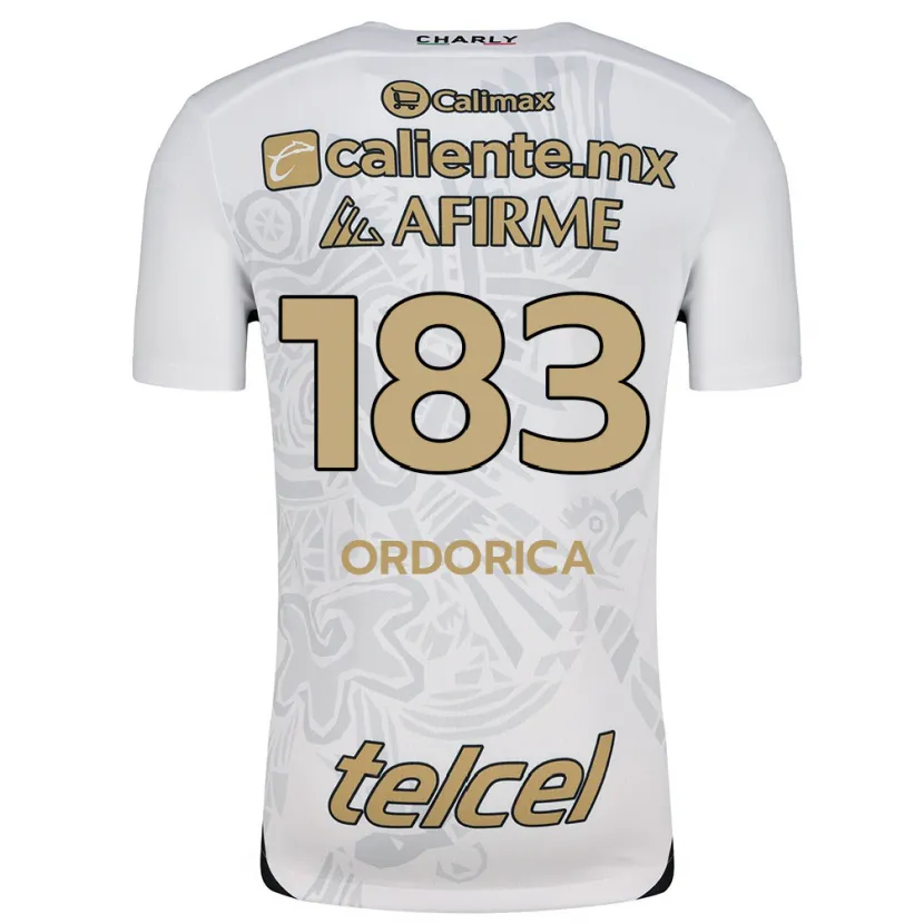 Danxen Dame Brandon Ordorica #183 Hvit Svart Bortetrøye Drakt Trøye 2024/25 Skjorter T-Skjorte