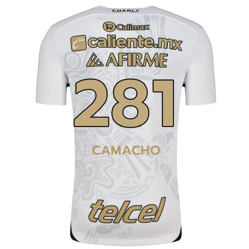Danxen Dame Javier Camacho #281 Hvit Svart Bortetrøye Drakt Trøye 2024/25 Skjorter T-Skjorte