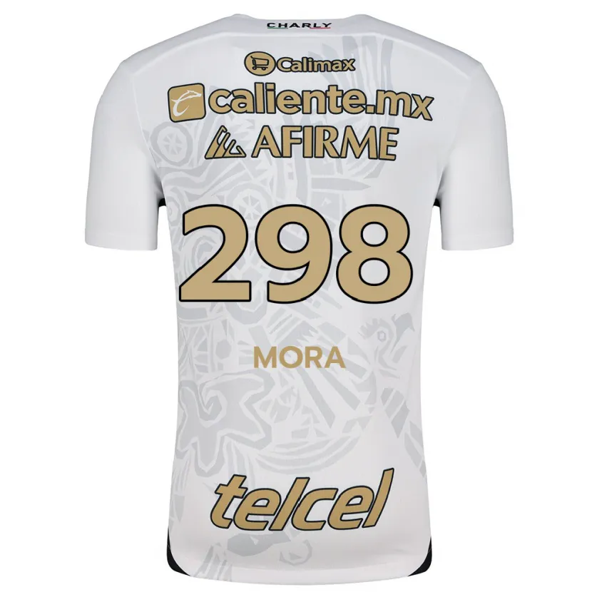 Danxen Dame Gilberto Mora #298 Hvit Svart Bortetrøye Drakt Trøye 2024/25 Skjorter T-Skjorte