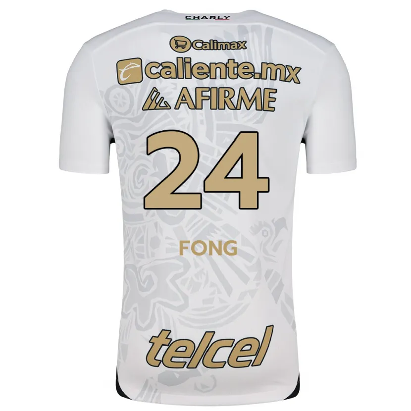 Danxen Dame Michel Fong #24 Hvit Svart Bortetrøye Drakt Trøye 2024/25 Skjorter T-Skjorte