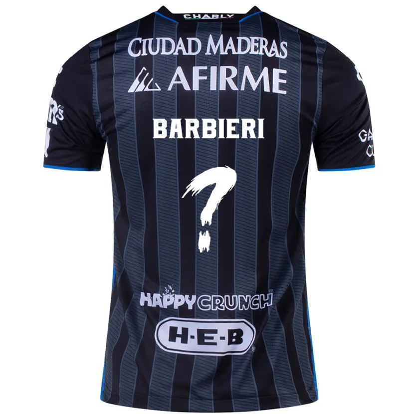 Danxen Dame Miguel Barbieri #0 Hvit Svart Bortetrøye Drakt Trøye 2024/25 Skjorter T-Skjorte
