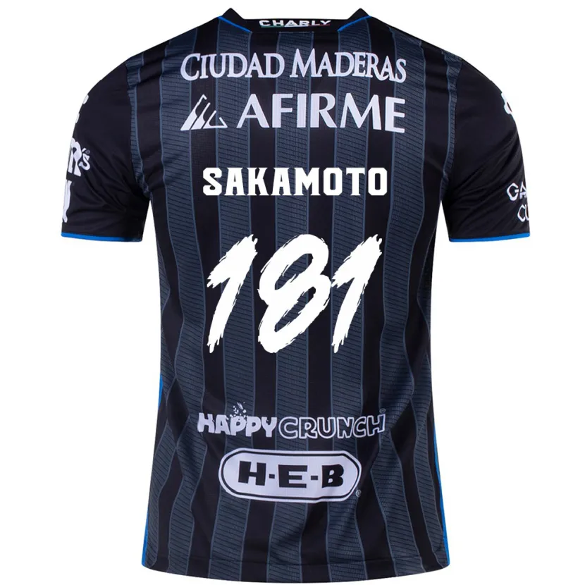 Danxen Dame Stellan Sakamoto #181 Hvit Svart Bortetrøye Drakt Trøye 2024/25 Skjorter T-Skjorte