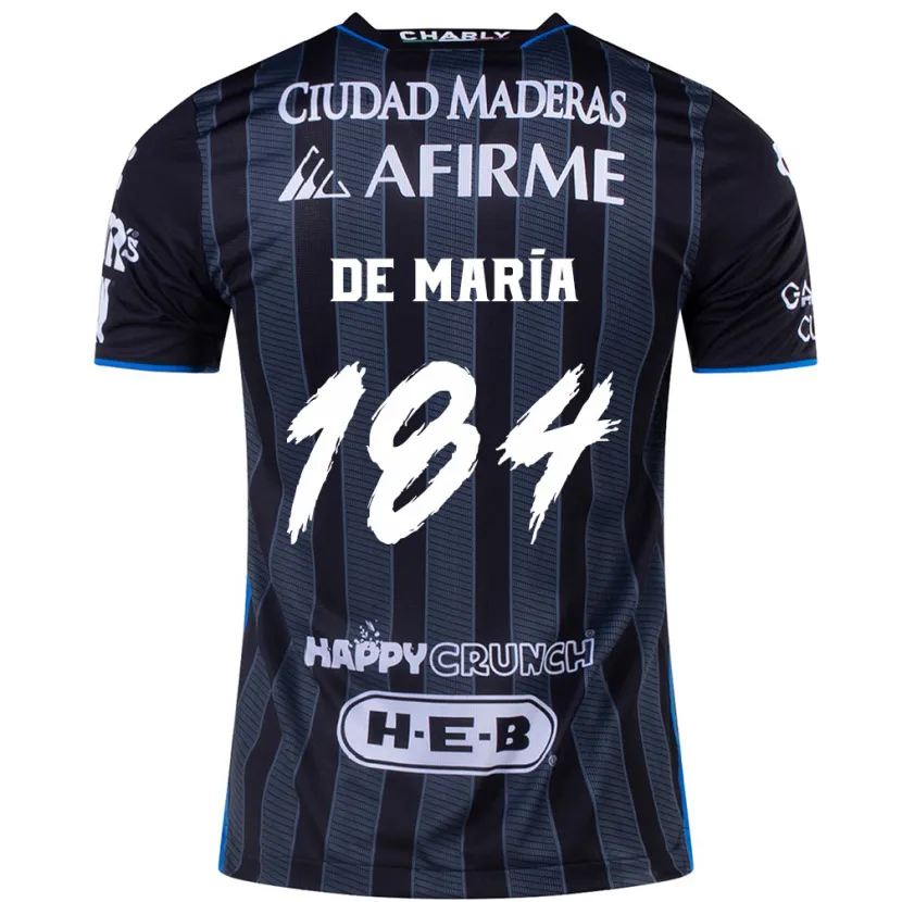 Danxen Dame Antonio De María Y Campos #184 Hvit Svart Bortetrøye Drakt Trøye 2024/25 Skjorter T-Skjorte