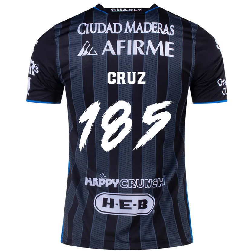 Danxen Dame Axel Cruz #185 Hvit Svart Bortetrøye Drakt Trøye 2024/25 Skjorter T-Skjorte