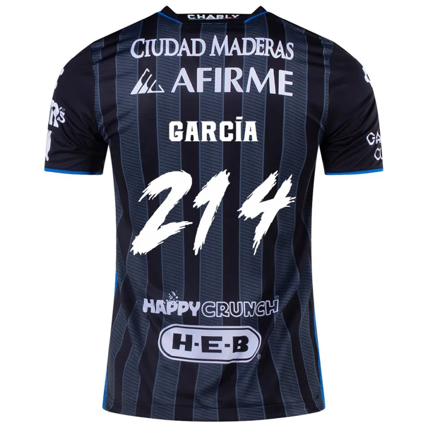 Danxen Dame José García #214 Hvit Svart Bortetrøye Drakt Trøye 2024/25 Skjorter T-Skjorte