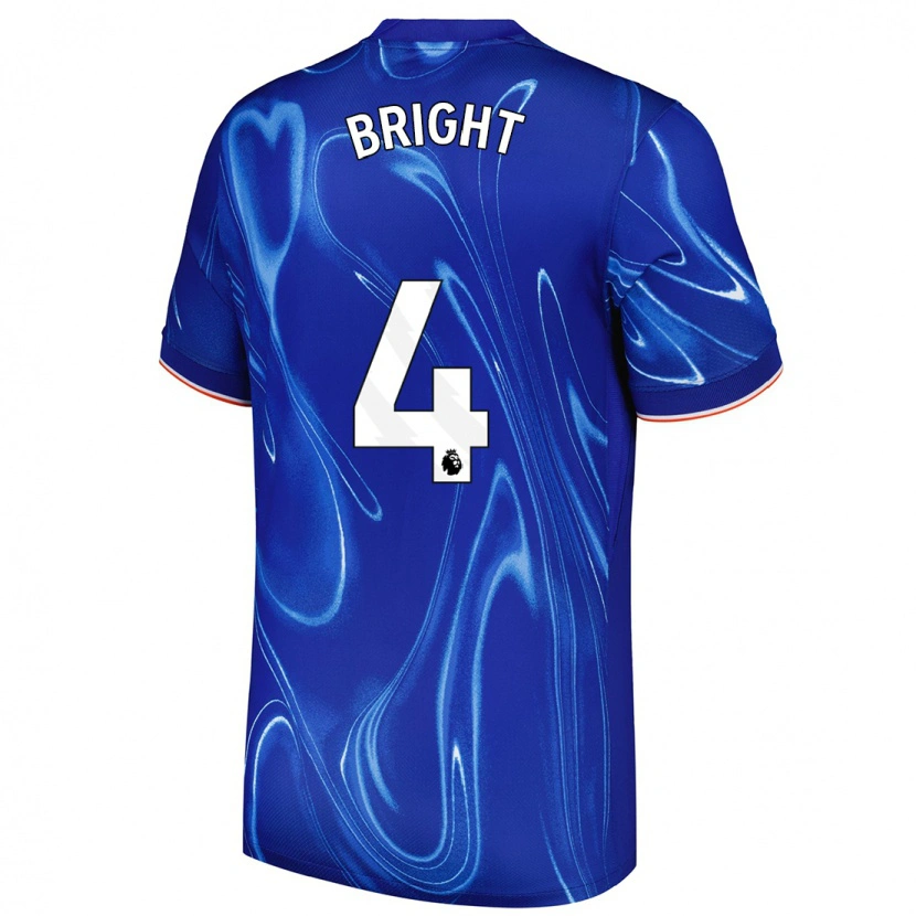 Danxen Barn Millie Bright #4 Blå Hvit Hjemmetrøye Drakt Trøye 2024/25 Skjorter T-Skjorte