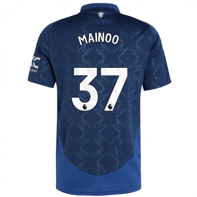 Danxen Barn Kobbie Mainoo #37 Indigo Bortetrøye Drakt Trøye 2024/25 Skjorter T-Skjorte