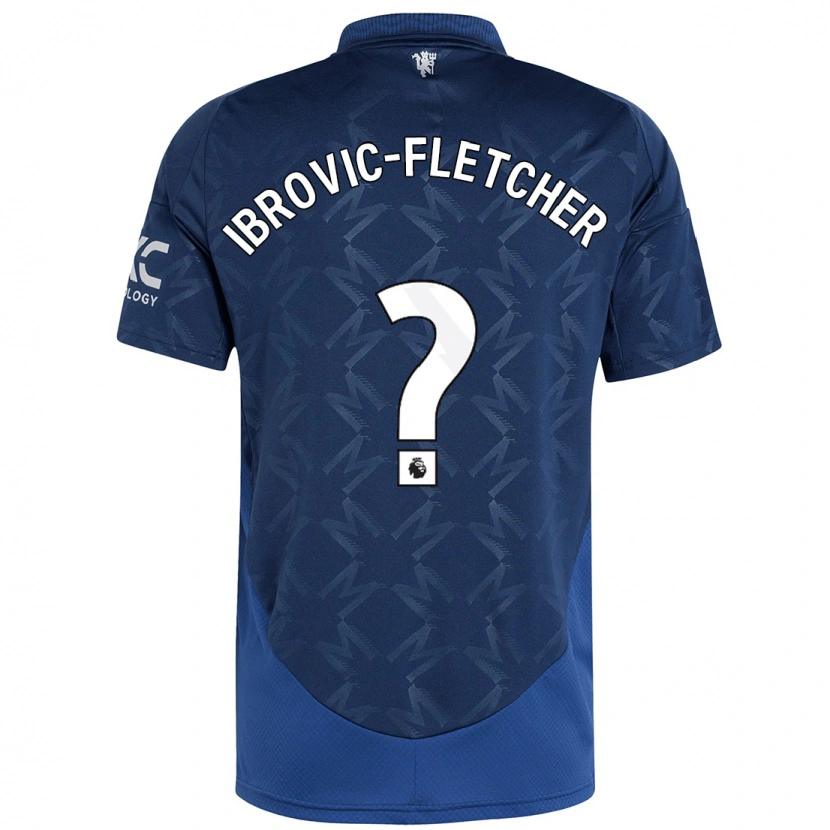Danxen Barn Edward Ibrovic-Fletcher #0 Indigo Bortetrøye Drakt Trøye 2024/25 Skjorter T-Skjorte