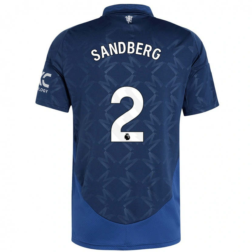 Danxen Barn Anna Sandberg #2 Indigo Bortetrøye Drakt Trøye 2024/25 Skjorter T-Skjorte